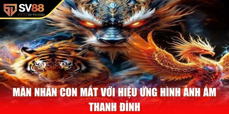 Mãn nhãn con mắt với hiệu ứng hình ảnh âm thanh đỉnh